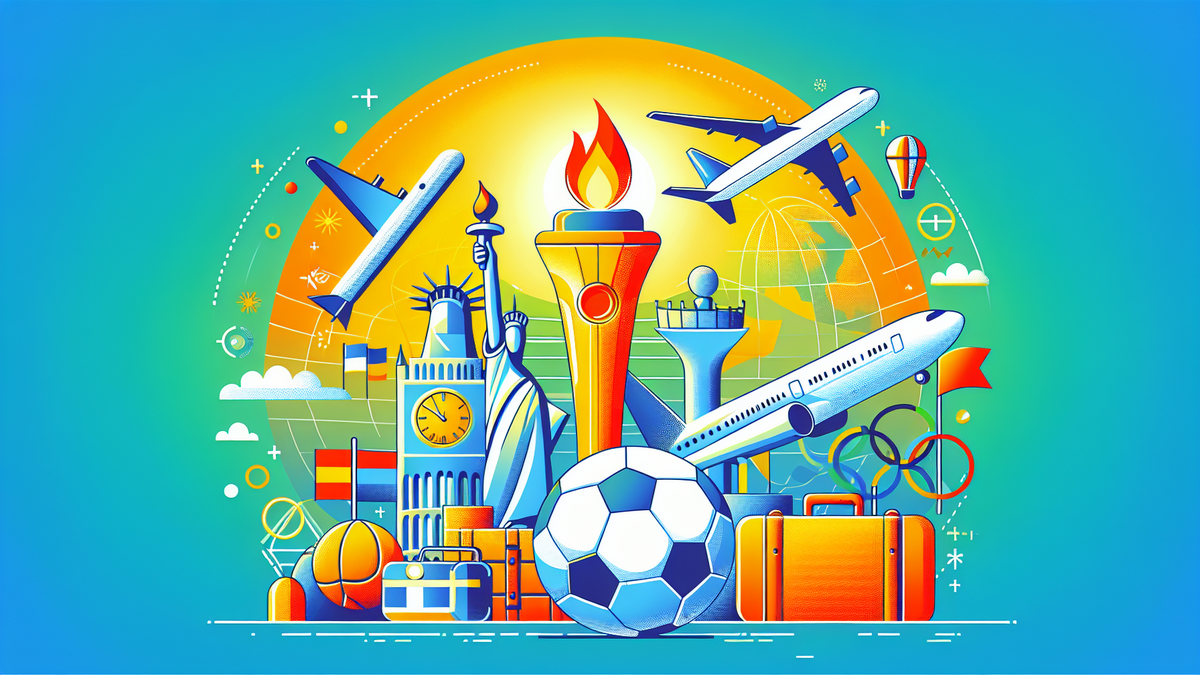 Oportunidades de turismo para países que seriam grandes eventos esportivos como Olimpíadas e Copa