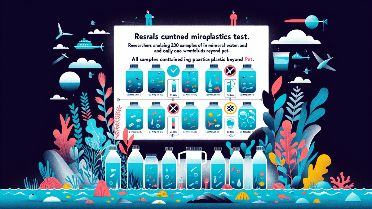 Pesquisadores analisam 280 amostras de água mineral e apenas uma passou no teste de microplásticos Todas as amostras continham plásticos além do PET